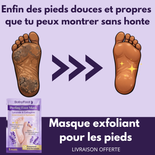 Masque exfoliant pour les pieds