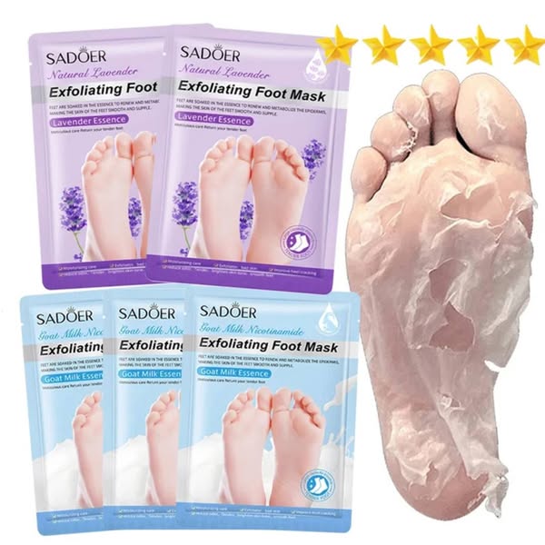 Masque exfoliant pour les pieds