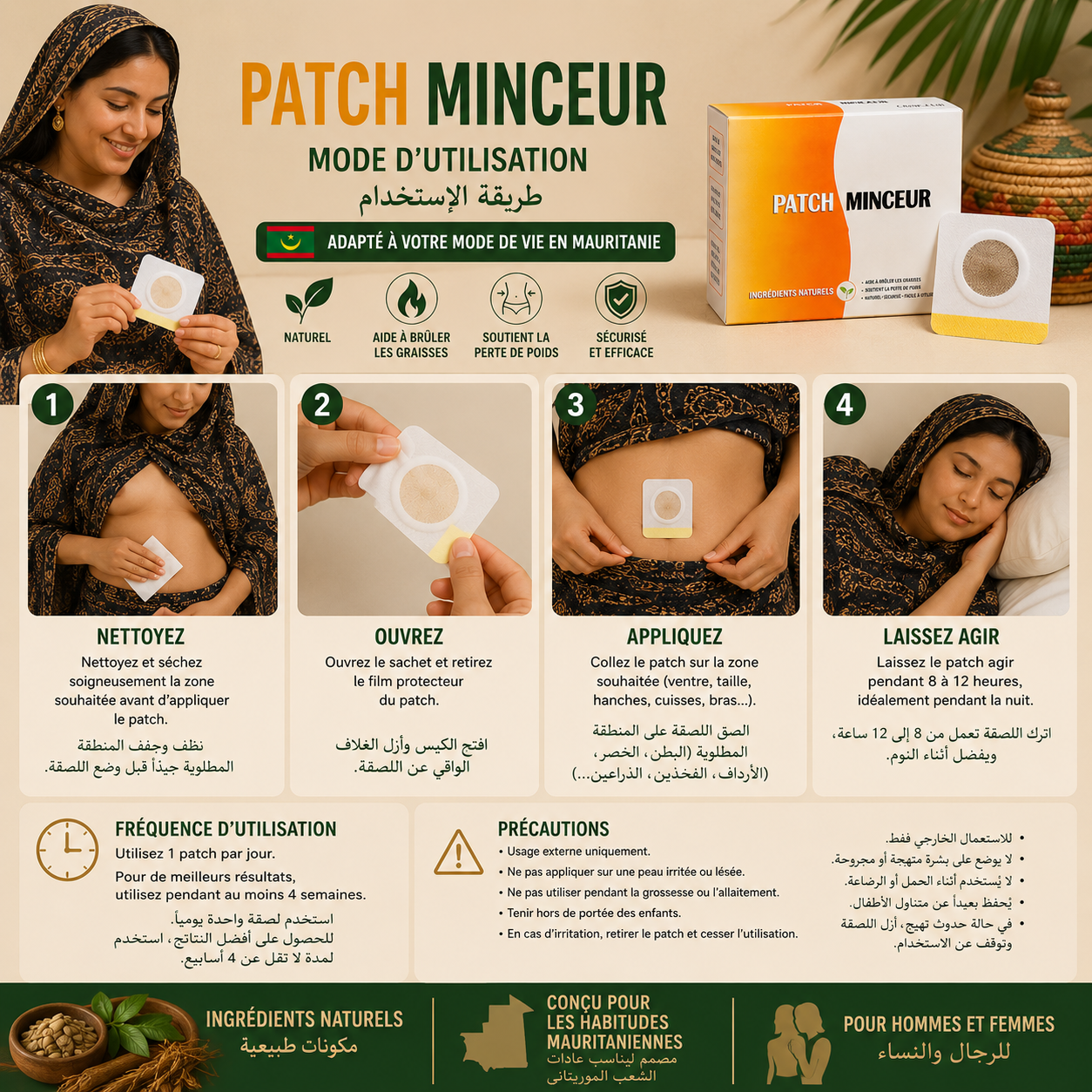 لاصقة التنحيف – للتخسيس