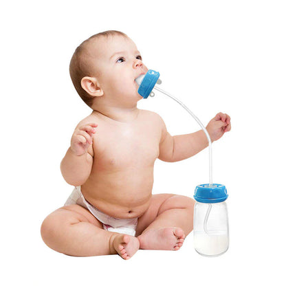 Biberon Bébé Boit Seul, Maman a les Mains Libres