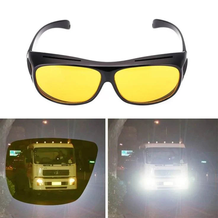 Lunettes Anti-Éblouissement Soleil & Phares LED