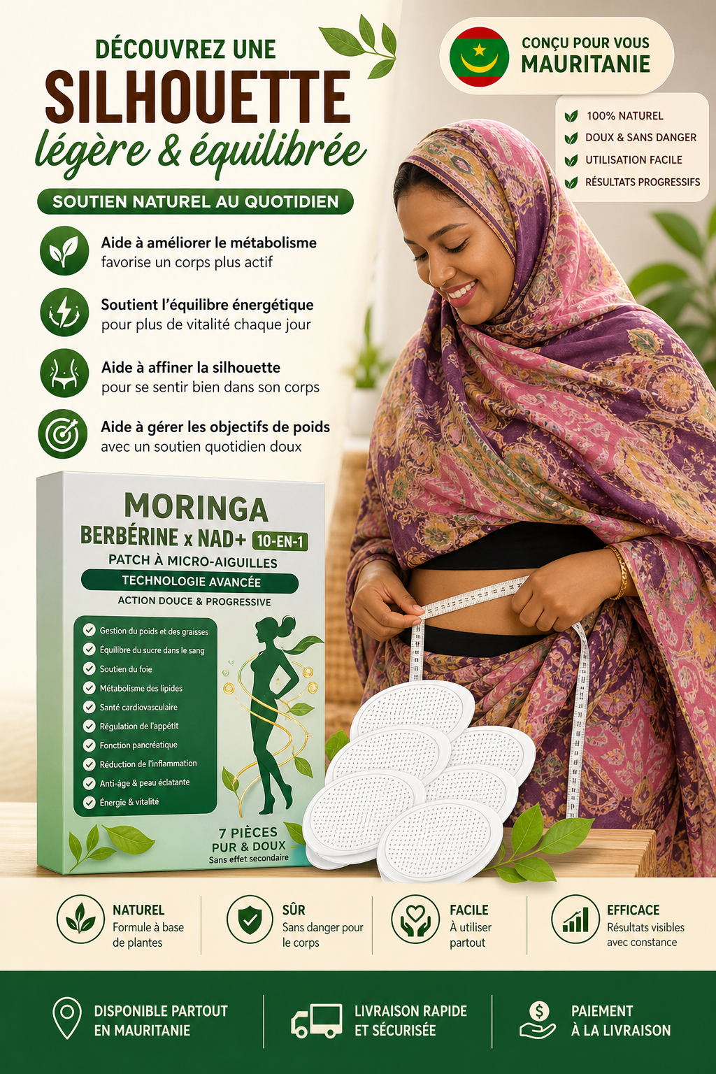 Patch Moringa Bien-être & Énergie 🌿