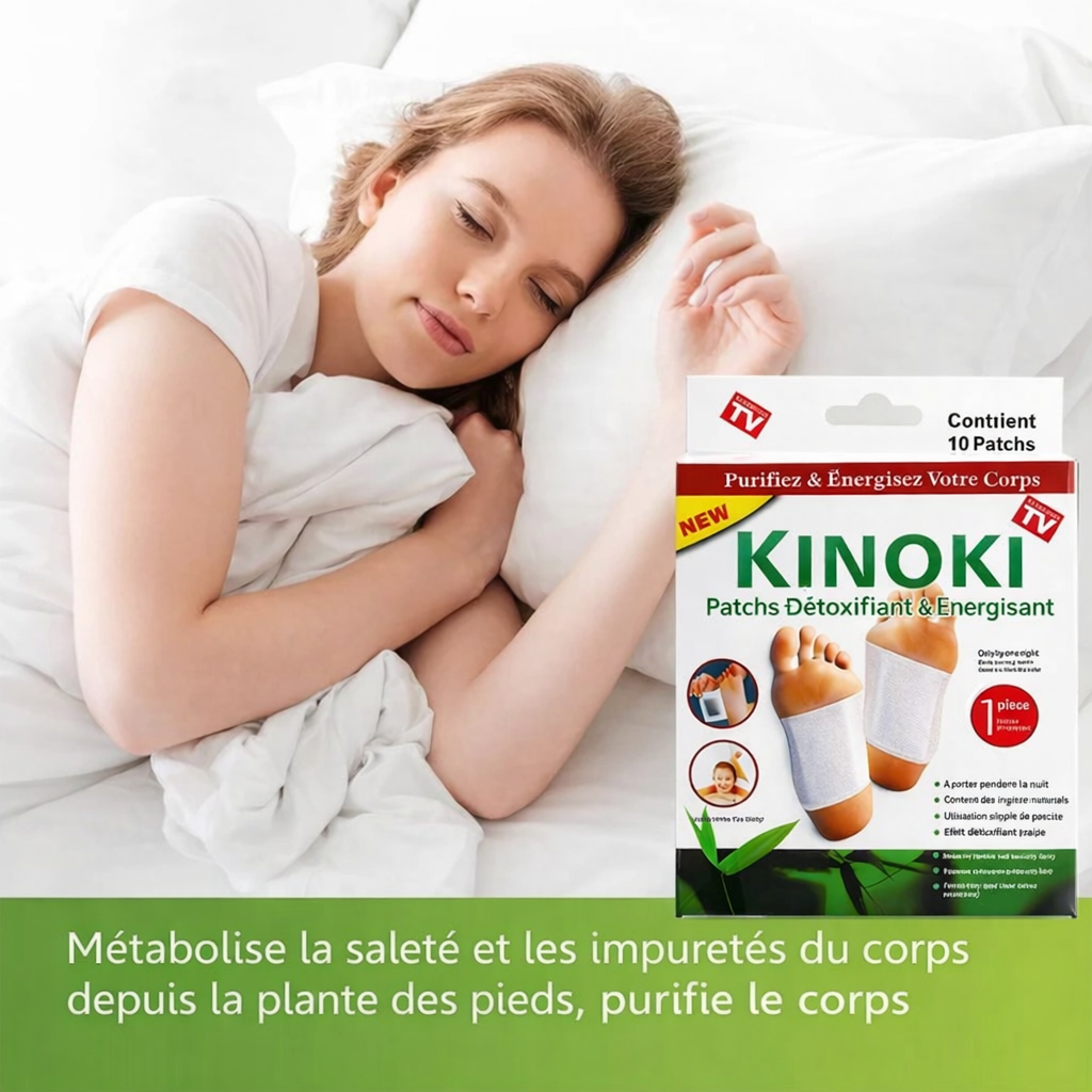 Patchs Détox Kinoki.😴✨